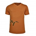 BLASER Logo V-T-Shirt Burned Orange - tričko