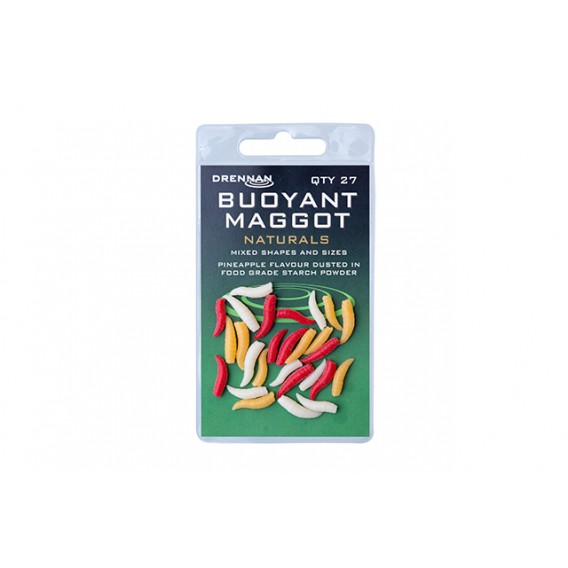 DRENNAN Buoyant Maggot Natural - umelé červy