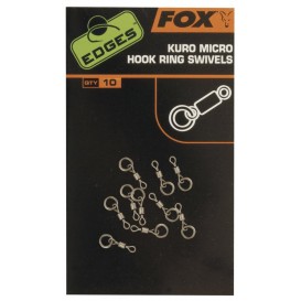 FOX EDGES Micro Hook Ring Swivels - mikroobratlíky s krúžkom