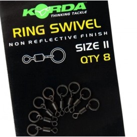 KORDA Ring Swivels Size11- obratlíky s krúžkom