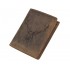 GREENBURRY 1701 Kráľovský jeleň - kožená peňaženka hnedá
