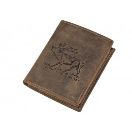 GREENBURRY 1701 Jeleň - kožená peňaženka hnedá