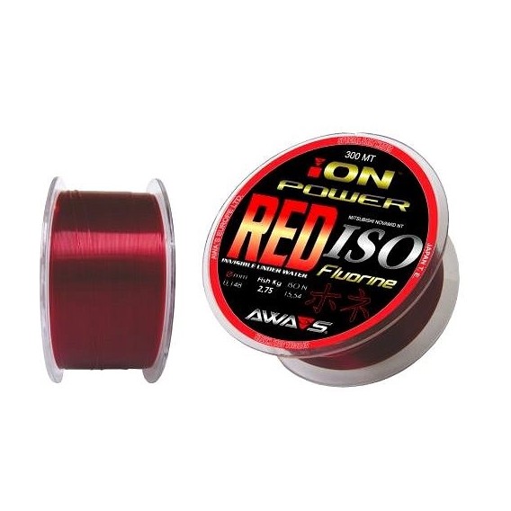 AWA-Shima ION Power Red ISO Fluorine 0,30mm 300m - rybársky vlasec