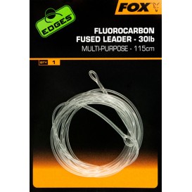 FOX Fluorocarbon Fused Leader 30lb 115cm - hotová montáž