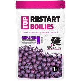 LK BAITS Top Restart Boilies Purple Plum 20mm 1kg