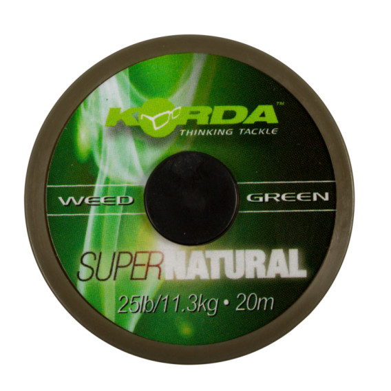 KORDA Super Natural Weed Green 25b - šnúrka na nadväzce
