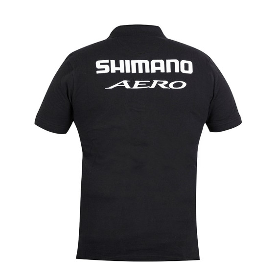 SHIMANO Aero Polo Black - polokošeľa