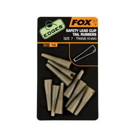 FOX EDGES Lead Clip Tail Rubbers Size 7 Khaki - prevleky na klipy